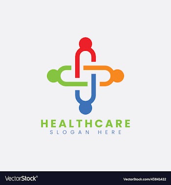 modern healthcare clinic hospital logo design