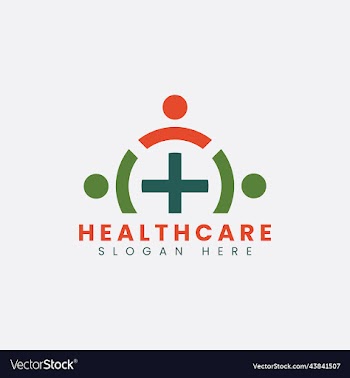 modern healthcare clinic hospital logo design