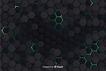 Modern honeycomb background Free Vector