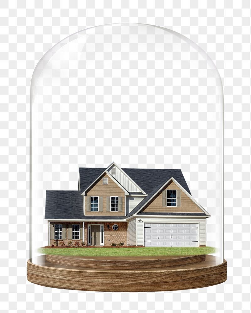 Modern house png glass dome | Free PNG - rawpixel