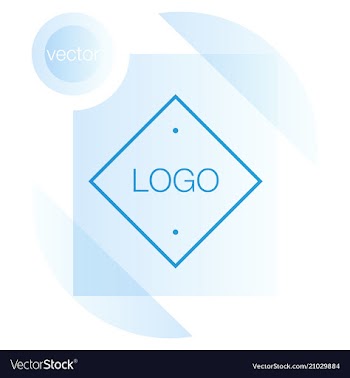 Modern icon design logo element with business vector image