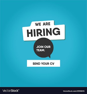 Modern job vacancy banner vector image
