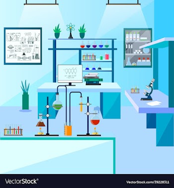 modern laboratory interior