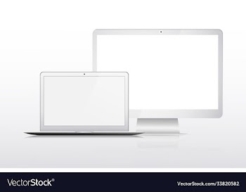 modern laptop mobile and technology device mockup