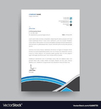 modern letterhead design template fully editable p