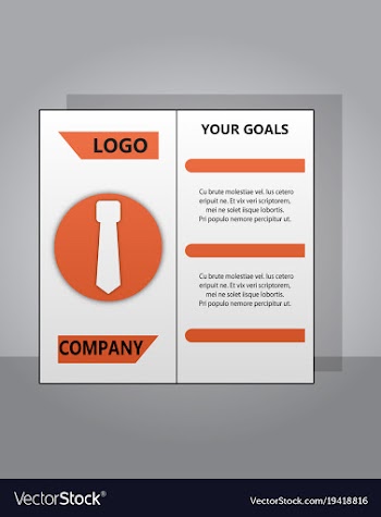Modern light business card template for company vector image