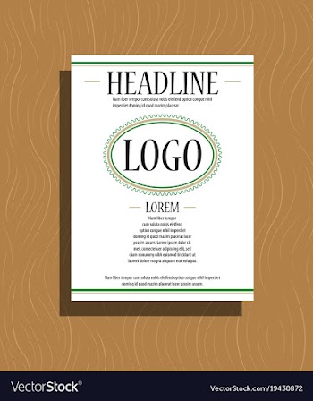 Modern light business card template for company vector image