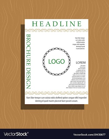 Modern light business card template for company vector image