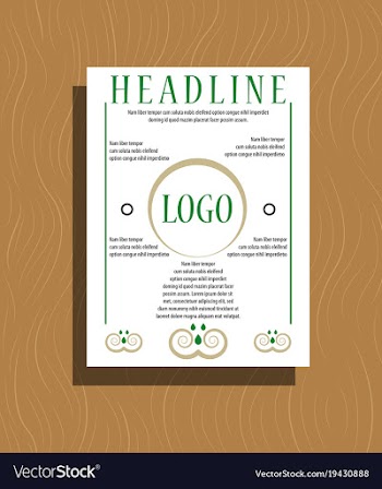 Modern light business card template for company vector image