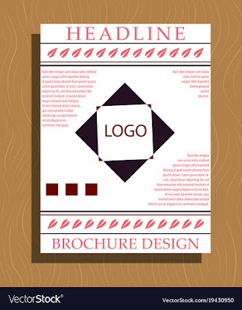 Modern light business card template for company vector image