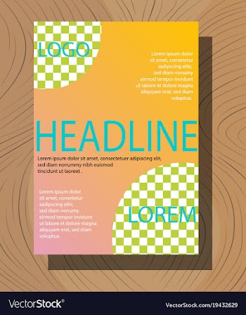 Modern light business card template for company vector image