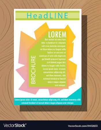 Modern light business card template for company vector image