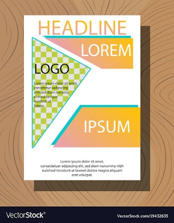 Modern light business card template for company vector image