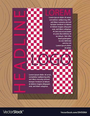 Modern light business card template for company vector image