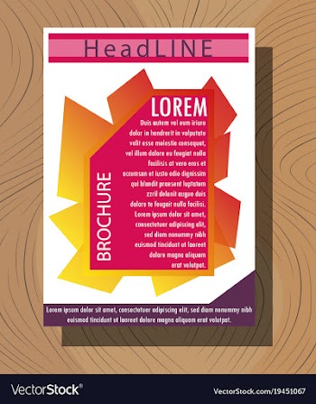Modern light business card template for company vector image