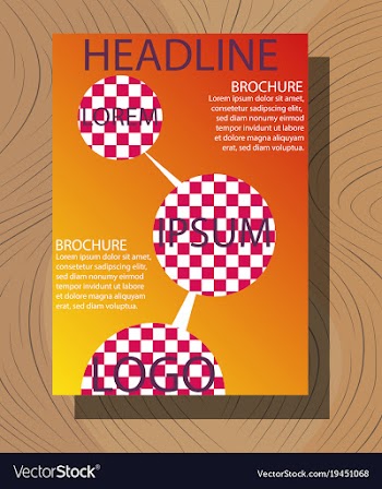 Modern light business card template for company vector image