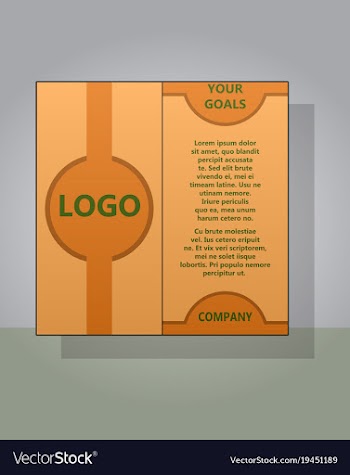 Modern light business card template for company vector image