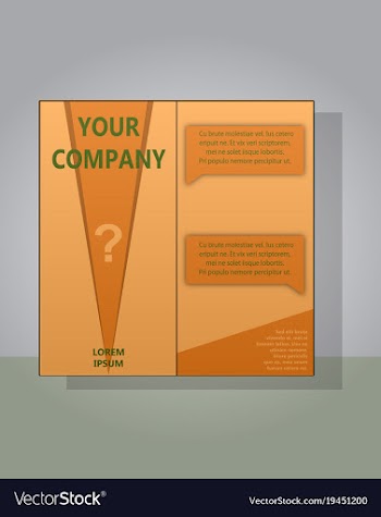 Modern light business card template for company vector image