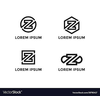 modern line logo set creative monogram collection