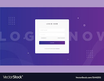 modern login screen