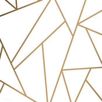 Modern mosaic wallpaper in white and gold | Free stock vector - 488946