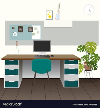 modern office cabin interior