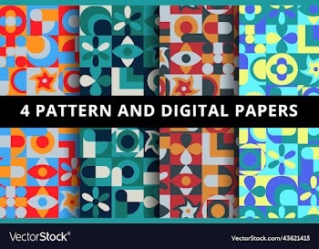 modern pattern and digital paper