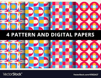 modern pattern and digital paper