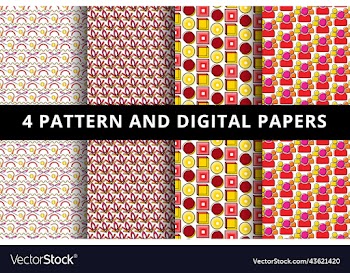 modern pattern and digital paper