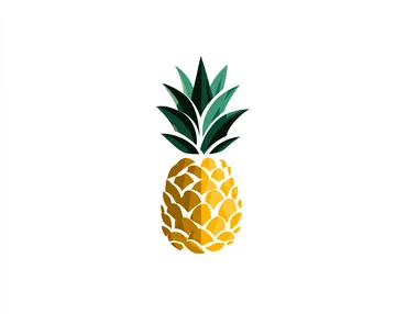 Modern Pineapple Logo Design