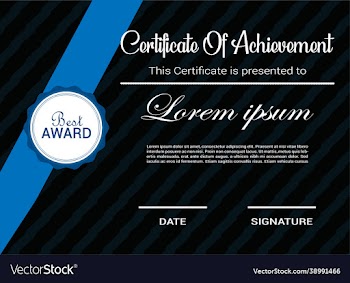 modern premium certificate templates design