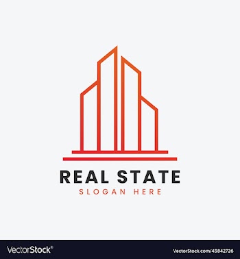 modern real estate property apartment logo design