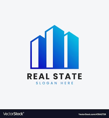 modern real estate property apartment logo design