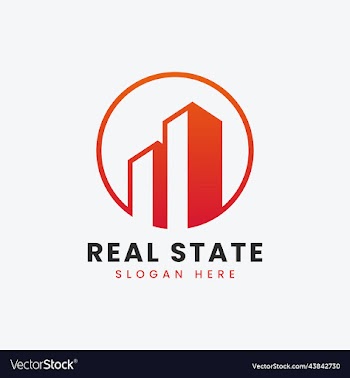 modern real estate property apartment logo design
