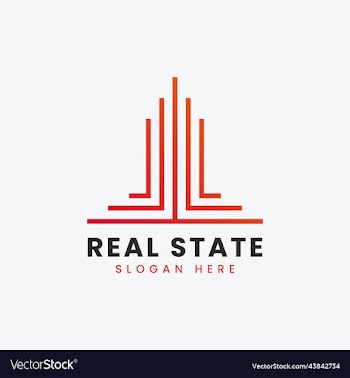 modern real estate property apartment logo design