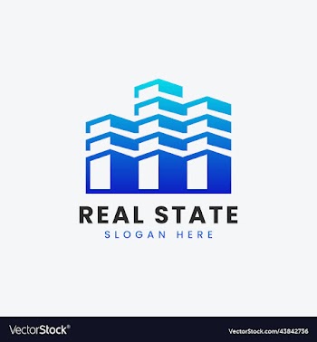 modern real estate property apartment logo design