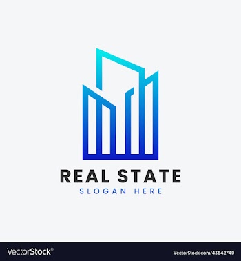 modern real estate property apartment logo design