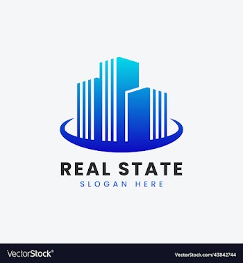 modern real estate property apartment logo design