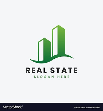 modern real estate property apartment logo design