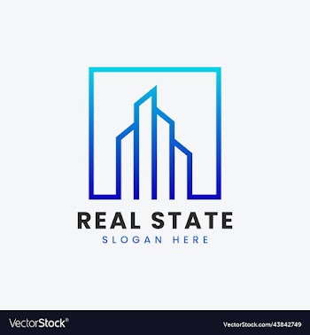 modern real estate property apartment logo design