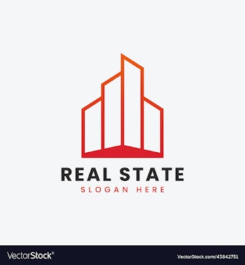 modern real estate property apartment logo design