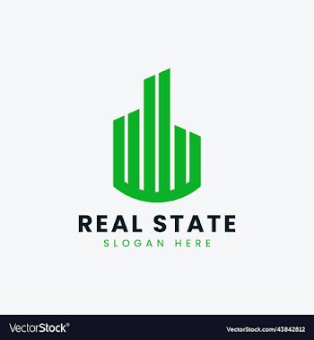 modern real estate property apartment logo design