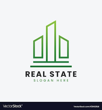 modern real estate property apartment logo design