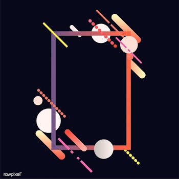 Modern rectangle banner in colorful frame ill.. | Free stock vector - 513392