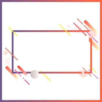 Modern rectangle banner in colorful frame ill.. | Free stock vector - 513394