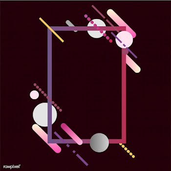Modern rectangle banner in colorful frame ill.. | Free stock vector - 513396