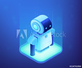 Modern robot appears