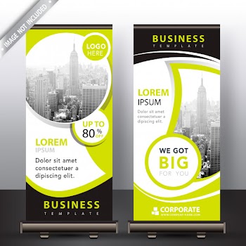 modern roll up banners