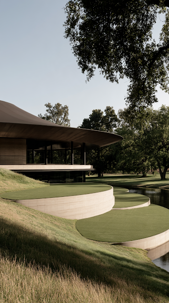 Modern Sandstone Automotive Photography Pavilion in South Australia