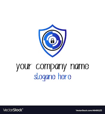 modern security logo design with format